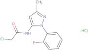 2-Chloro-N-[1-(2-fluorophenyl)-3-methyl-1H-pyrazol-5-yl]acetamide hydrochloride