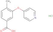 4-Methyl-3-(pyridin-4-yloxy)benzoic acid hydrochloride