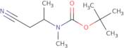 tert-Butyl N-(1-cyanopropan-2-yl)-N-methylcarbamate