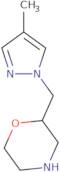 2-[(4-Methyl-1H-pyrazol-1-yl)methyl]morpholine