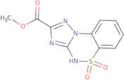 Methyl 8,8-dioxo-8λ6-thia-2,3,5,7-tetraazatricyclo[7.4.0.0,2,6]trideca-1(13),3,5,9,11-pentaene-4-c…