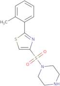 1-{[2-(2-Methylphenyl)-1,3-thiazol-4-yl]sulfonyl}piperazine