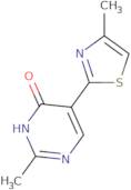 2-Methyl-5-(4-methyl-1,3-thiazol-2-yl)-3,4-dihydropyrimidin-4-one