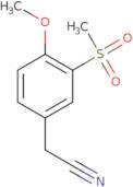 2-(3-Methanesulfonyl-4-methoxyphenyl)acetonitrile