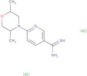 6-(2,5-Dimethylmorpholin-4-yl)pyridine-3-carboximidamide dihydrochloride