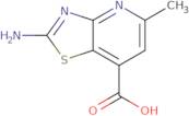 2-Amino-5-methyl-[1,3]thiazolo[4,5-b]pyridine-7-carboxylic acid