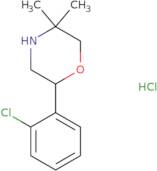 2-(2-Chlorophenyl)-5,5-dimethylmorpholine hydrochloride