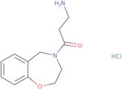 3-Amino-1-(2,3,4,5-tetrahydro-1,4-benzoxazepin-4-yl)propan-1-one hydrochloride