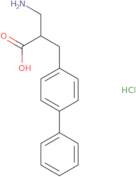 3-Amino-2-[(4-phenylphenyl)methyl]propanoic acid hydrochloride