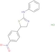 5-(4-Nitrophenyl)-N-phenyl-4,5-dihydro-1,3-thiazol-2-amine hydrochloride