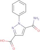 5-Carbamoyl-1-phenyl-1H-pyrazole-3-carboxylic acid