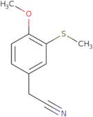 2-[4-Methoxy-3-(methylsulfanyl)phenyl]acetonitrile