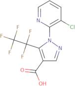 1-(3-Chloropyridin-2-yl)-5-(pentafluoroethyl)-1H-pyrazole-4-carboxylic acid