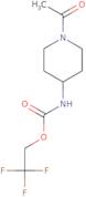 2,2,2-Trifluoroethyl N-(1-acetylpiperidin-4-yl)carbamate