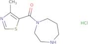 1-(4-Methyl-1,3-thiazole-5-carbonyl)-1,4-diazepane hydrochloride