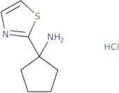 1-(1,3-Thiazol-2-yl)cyclopentan-1-amine hydrochloride