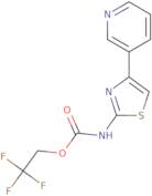 2,2,2-Trifluoroethyl N-[4-(pyridin-3-yl)-1,3-thiazol-2-yl]carbamate