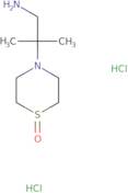 4-(1-Amino-2-methylpropan-2-yl)-1λ4-thiomorpholin-1-one dihydrochloride