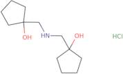 1-({[(1-Hydroxycyclopentyl)methyl]amino}methyl)cyclopentan-1-ol hydrochloride