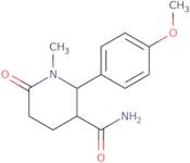 2-(4-Methoxyphenyl)-1-methyl-6-oxopiperidine-3-carboxamide