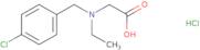 2-{[(4-Chlorophenyl)methyl](ethyl)amino}acetic acid hydrochloride