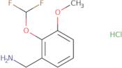 [2-(Difluoromethoxy)-3-methoxyphenyl]methanamine hydrochloride