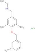 ({3,5-Dimethyl-4-[(3-methylphenyl)methoxy]phenyl}methyl)(ethyl)amine hydrochloride