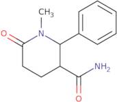 1-Methyl-6-oxo-2-phenylpiperidine-3-carboxamide