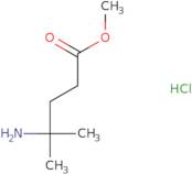 Methyl 4-amino-4-methylpentanoate hydrochloride