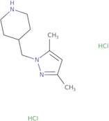 4-[(3,5-Dimethyl-1H-pyrazol-1-yl)methyl]piperidine dihydrochloride