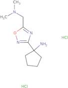 1-{5-[(Dimethylamino)methyl]-1,2,4-oxadiazol-3-yl}cyclopentan-1-amine dihydrochloride