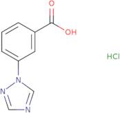 3-(1H-1,2,4-Triazol-1-yl)benzoic acid hydrochloride