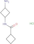 N-(3-Aminocyclobutyl)cyclobutanecarboxamide hydrochloride