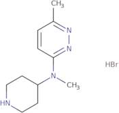 N,6-Dimethyl-N-(piperidin-4-yl)pyridazin-3-amine hydrobromide