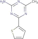 4-Methyl-6-(thiophen-2-yl)-1,3,5-triazin-2-amine