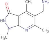 5-(Aminomethyl)-1,4,6-trimethyl-1H,2H,3H-pyrazolo[3,4-b]pyridin-3-one