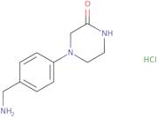 4-[4-(Aminomethyl)phenyl]piperazin-2-one hydrochloride