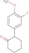 2-(3-Fluoro-4-methoxyphenyl)cyclohexan-1-one