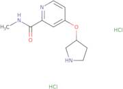 N-Methyl-4-(pyrrolidin-3-yloxy)pyridine-2-carboxamide dihydrochloride