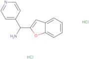 1-Benzofuran-2-yl(pyridin-4-yl)methanamine dihydrochloride