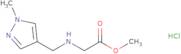 Methyl 2-{[(1-methyl-1H-pyrazol-4-yl)methyl]amino}acetate hydrochloride