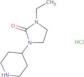 1-Ethyl-3-(piperidin-4-yl)imidazolidin-2-one hydrochloride