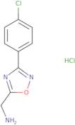 [3-(4-Chlorophenyl)-1,2,4-oxadiazol-5-yl]methanamine hydrochloride