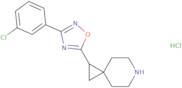 1-[3-(3-Chlorophenyl)-1,2,4-oxadiazol-5-yl]-6-azaspiro[2.5]octane hydrochloride