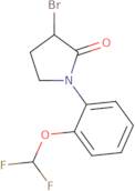 3-Bromo-1-[2-(difluoromethoxy)phenyl]pyrrolidin-2-one