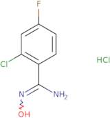 2-Chloro-4-fluoro-N'-hydroxybenzene-1-carboximidamide hydrochloride