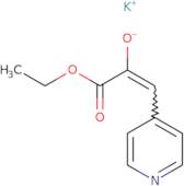 Potassium 3-ethoxy-3-oxo-1-(pyridin-4-yl)prop-1-en-2-olate