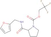 2,2,2-Trifluoroethyl 2-[(furan-2-ylmethyl)carbamoyl]pyrrolidine-1-carboxylate