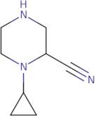 1-Cyclopropylpiperazine-2-carbonitrile