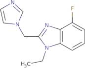 1-Ethyl-4-fluoro-2-(1H-imidazol-1-ylmethyl)-1H-1,3-benzodiazole